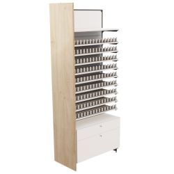 Montage de la joue pour mobilier tabac hauteur 2400 ou 2460 de couleur bois