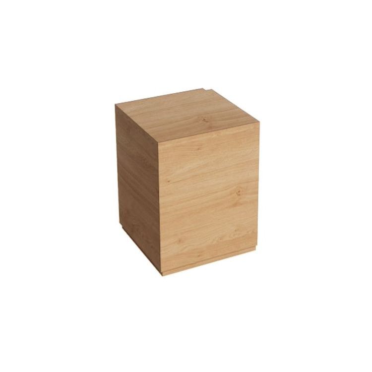 Meuble d'angle sortant droit Meuble d'angle sortant, droit, vue côté client, de couleur bois.